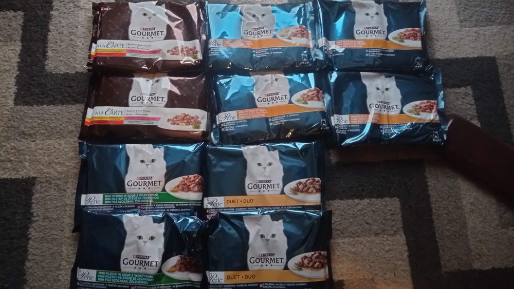 Zestaw karma dla kota Purina Gourmet Perle, A La Carte 10 x 4 x 85g