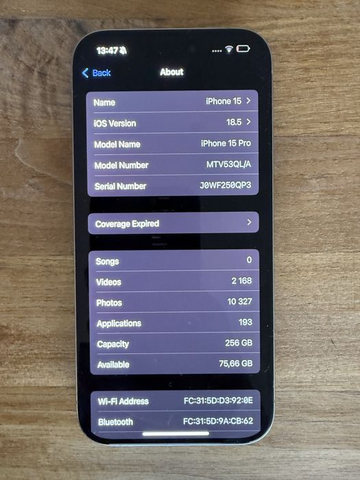 iPhone 15 Pro 256 Gb