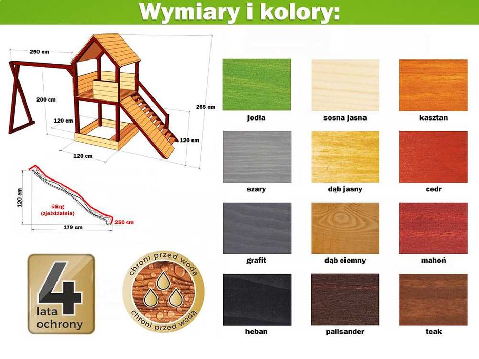 Plac zabaw domek dla dzieci huśtawki zjeżdżalnia wspinaczka‼️gwarancja