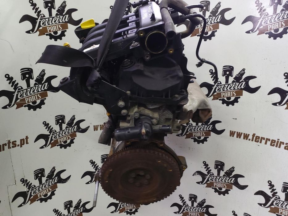 MOTOR RENAULT TWINGO II (CN0_) REF: D4FJ772 | D4F772  | 2007 - 2014