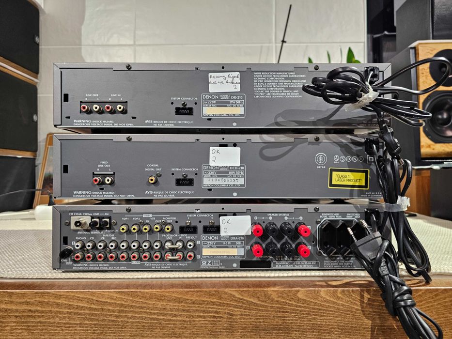 HiFi система Denon DRA-210 Denon DCD-210 Denon DR-210