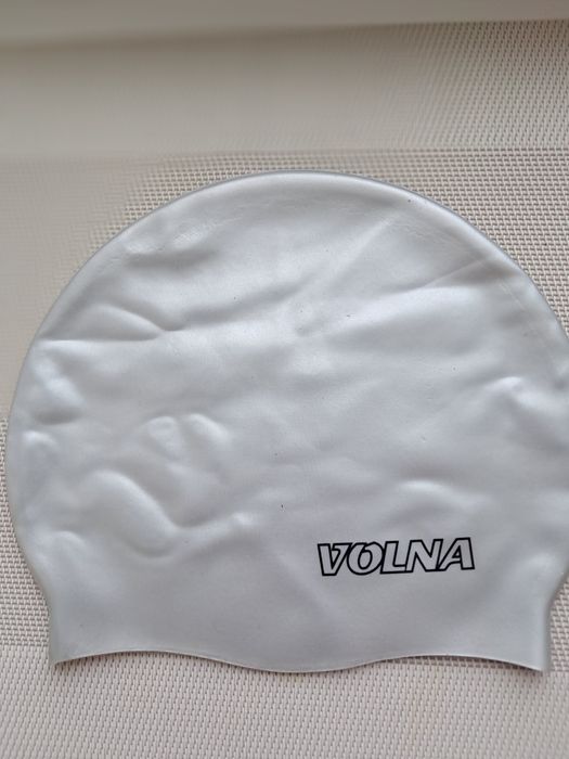 Шапочка для плавання сіліконова VOLNA, шапка для басейну, ідеальний с