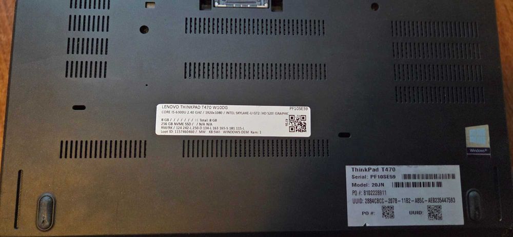 Sprzedam używane Laptopy Lenovo/Dell