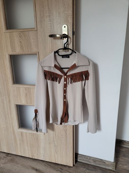 Koszula z frędzlami S