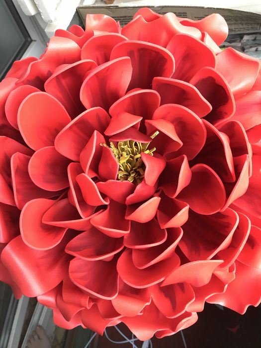 Светильник Пион. Ручная работа