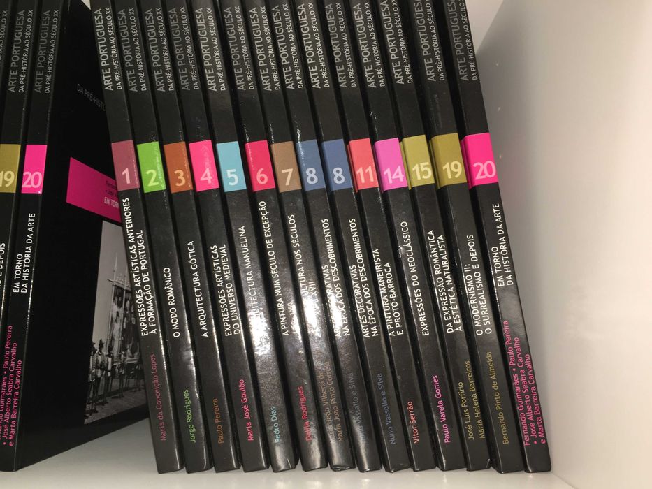 ÚLTIMOS N°s Coleção Livros Arte Portuguesa - PRÉ HISTÓRIA ao SÉCULO XX