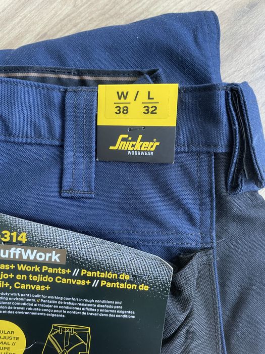 Darmowa dostawa 54 spodnie snickers 6314 granatowe robocze
