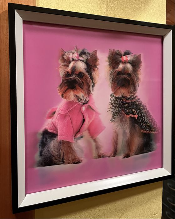 Quadro 3D com cães – Tattoon
