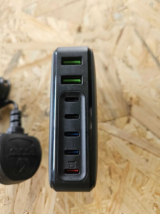 Ładowarka sieciowa 140W USB C USB A szybkie ładowanie PD QC GaN