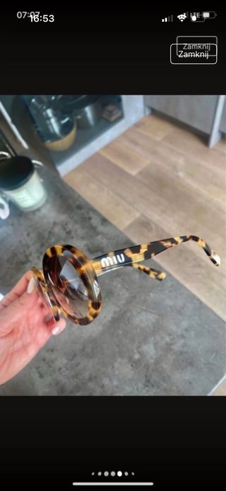 Okulary przeciwsłoneczne Miu Miu