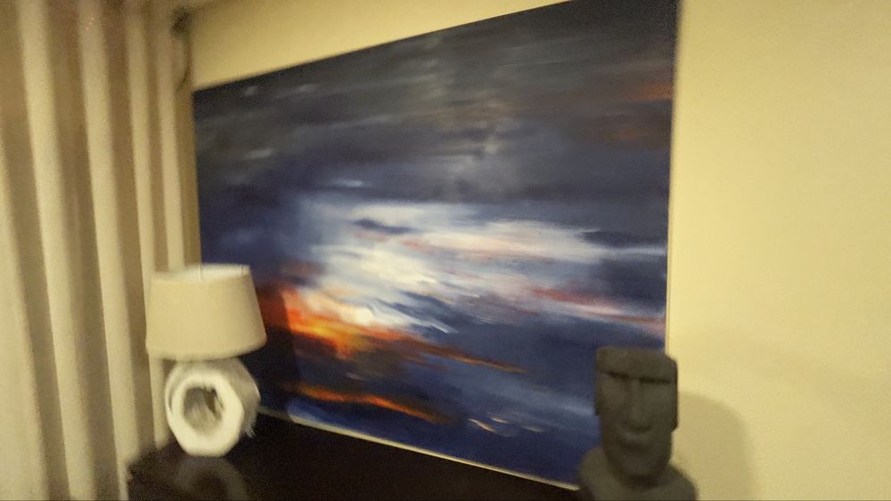 Quadro 170*140 pintura a mao