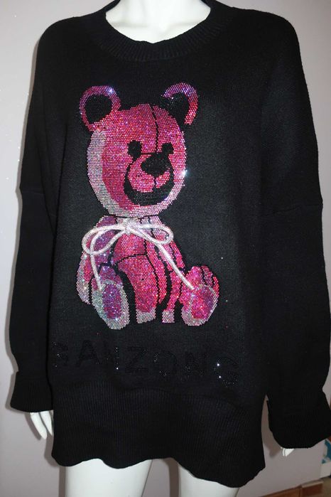 Sweter z misiem rozm.uniwersalny