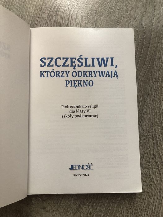 podręcznik do religii dla klasy szóstej