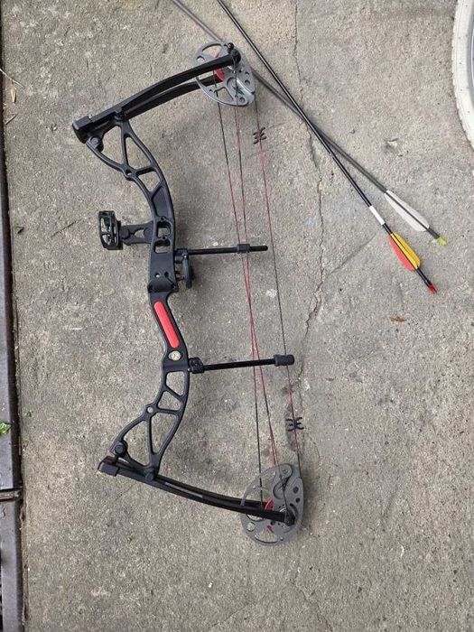 Łuk bloczkowy Poe Lang EXTERMINATOR Czarny + 20 STRZAŁ!