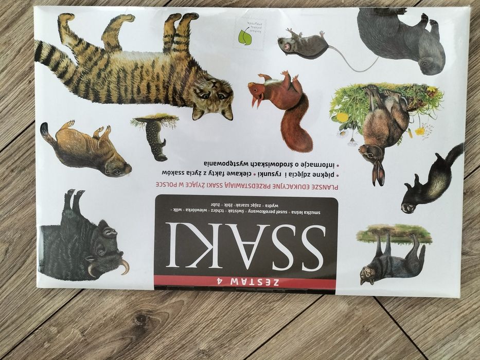 Plansze ssaki zestaw edukacyjny zestaw nr 4 Nowy