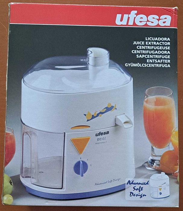 centrifugadora ufesa brio multifruit - maquina de fazer sumos