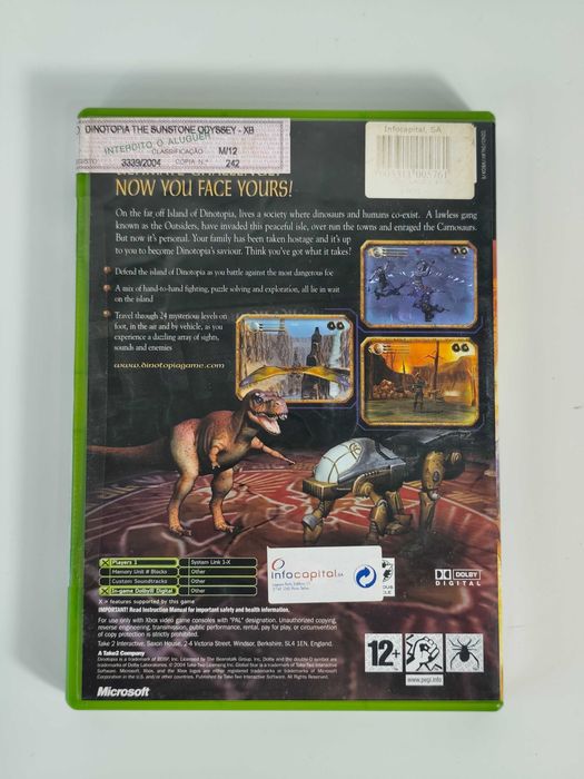 Dinotopia: The Sunstone Odyssey - Xbox Classic