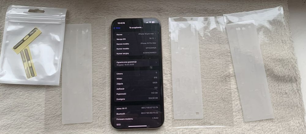 Iphone 16 Pro Max 512GB stan jak nowy na Gwarancji