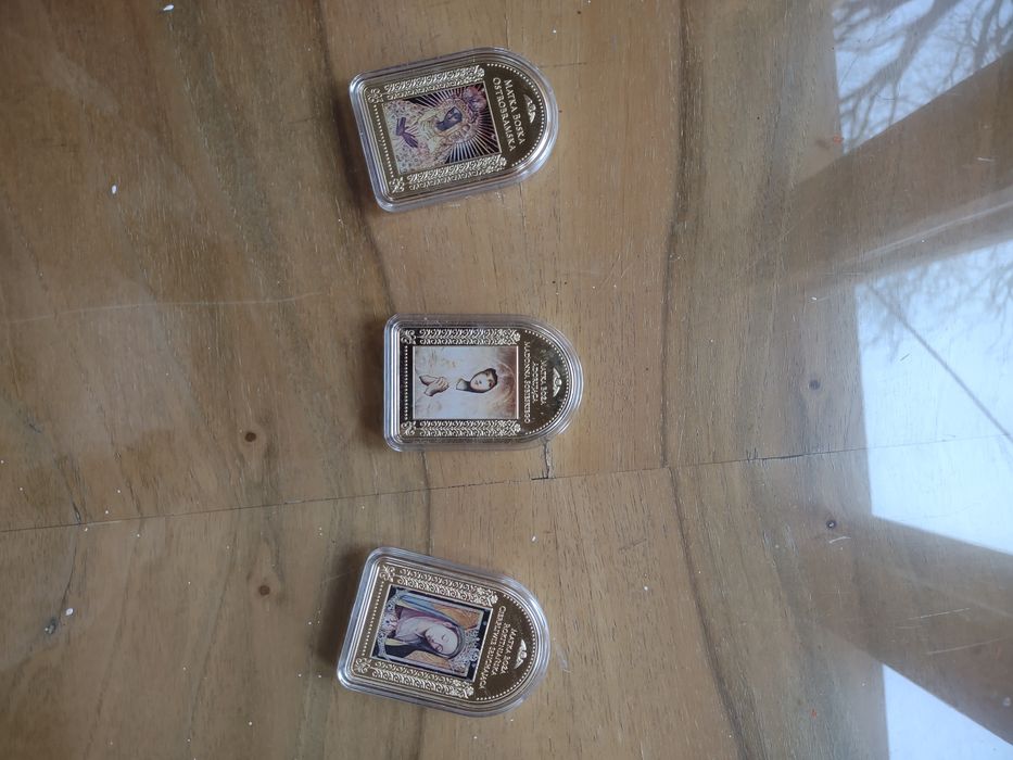 Kolekcja trzech medali Najpiękniejsze Polskie Madonny