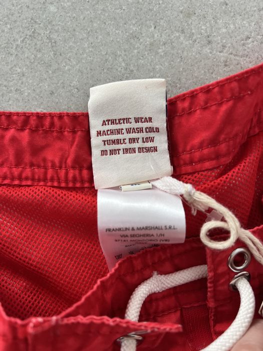 Szorty kąpielowe Franklin Marshall czerwone M