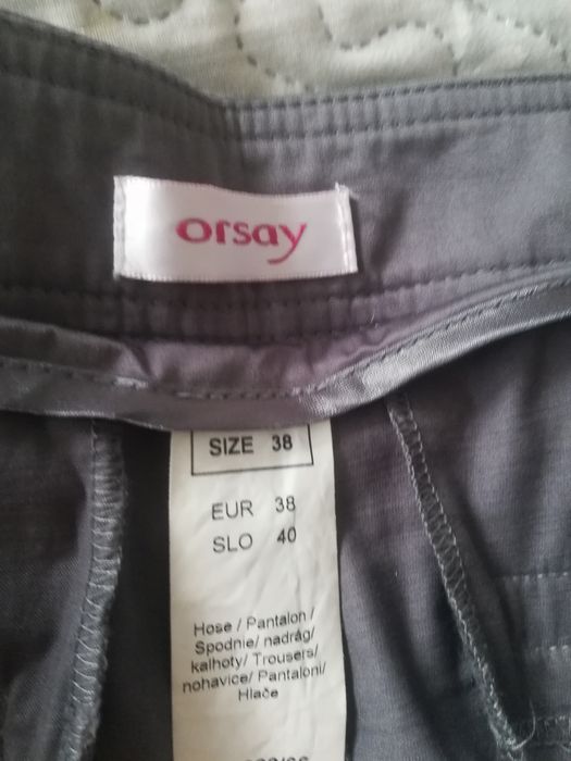 Szare spodnie Orsay, rozmiar 38