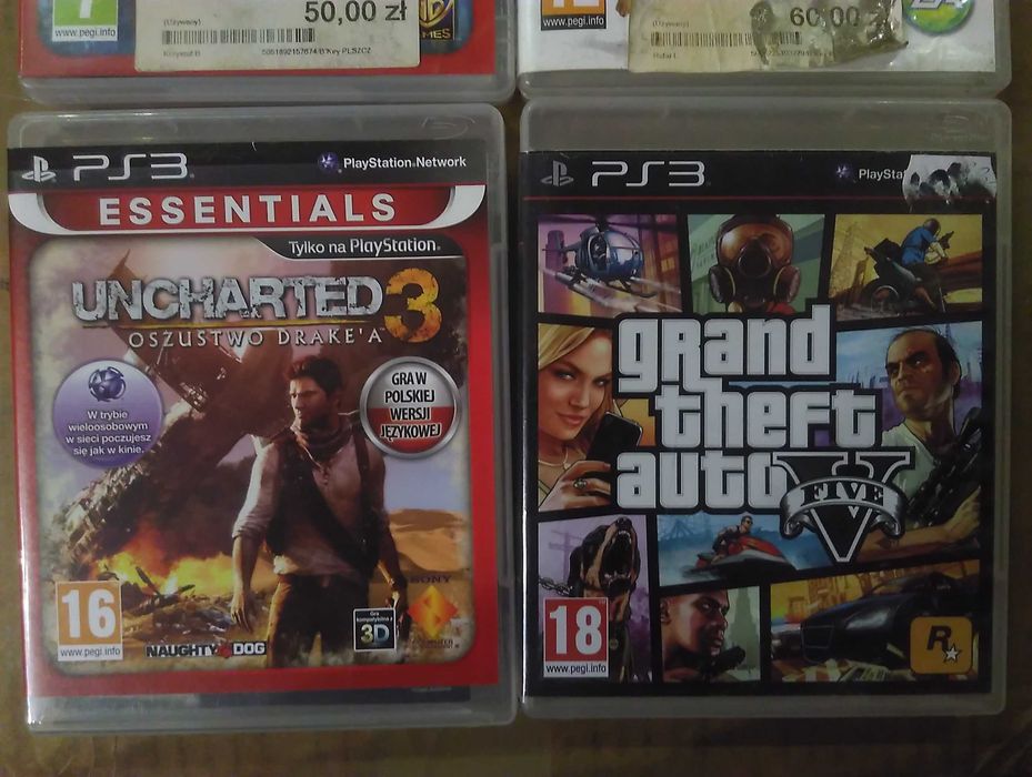 Gry Playstation 3 w stanie BDB/Idealnym do wyboru