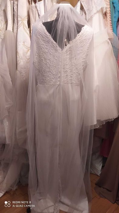 Welon beż zdobień  długi 190-192 cm długości