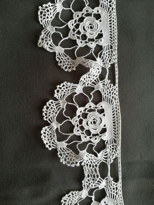 Renda para aplicar em toalha