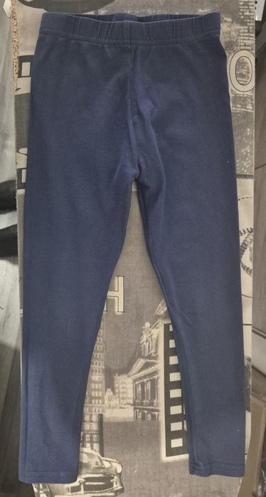 Sinsay granatowe cienkie legginsy getry 110