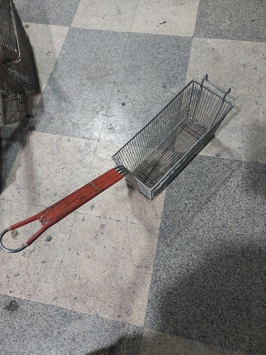 Cesta para fritar aço inox