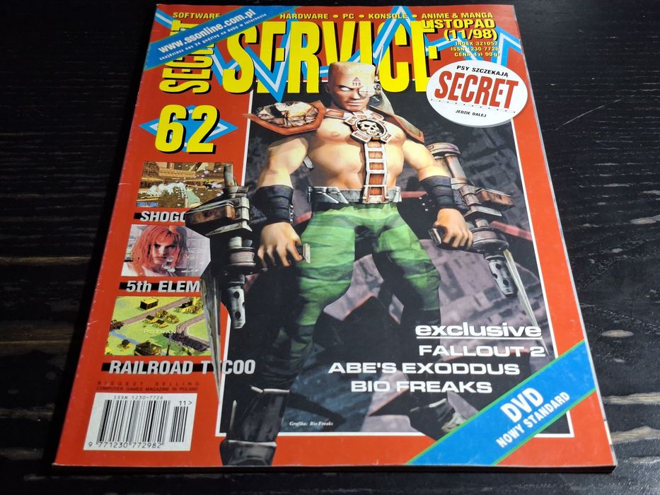 Czasopismo Secret Service numer 62 rok 1998
