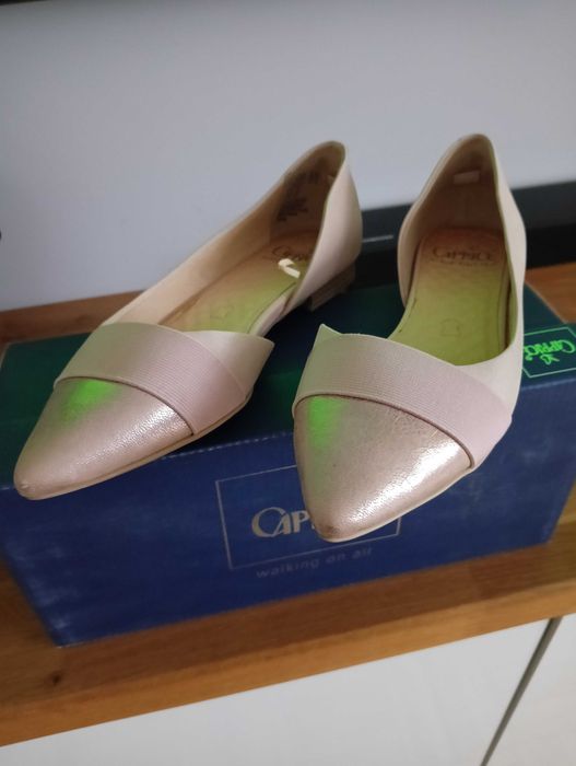 Eleganckie baleriny Caprice 37, 5