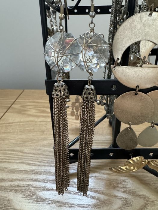 Brincos vintage variados com pouco uso
