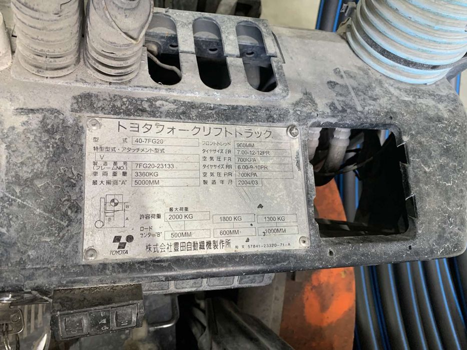 Вилочный погрузчик TOYOTA