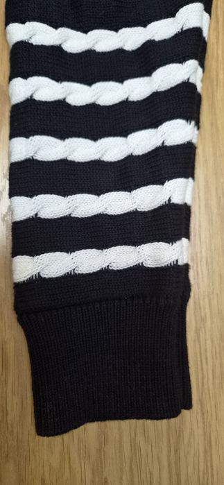Gruby sweter  warkocze Massimo Dutti 36 38