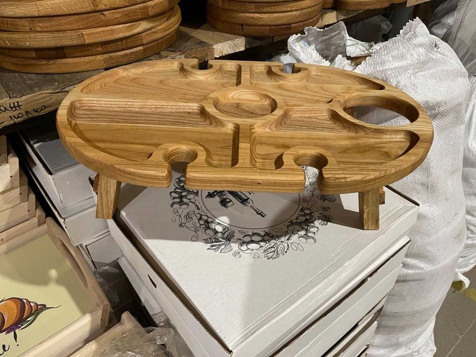 Винні столики на любий смак Менажниця стіл 8 варіантів