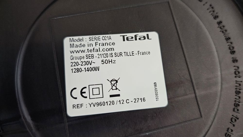 Actifry 2 em 1 YV960120 Tefal. Fritadeira sem óleo (USADA)
