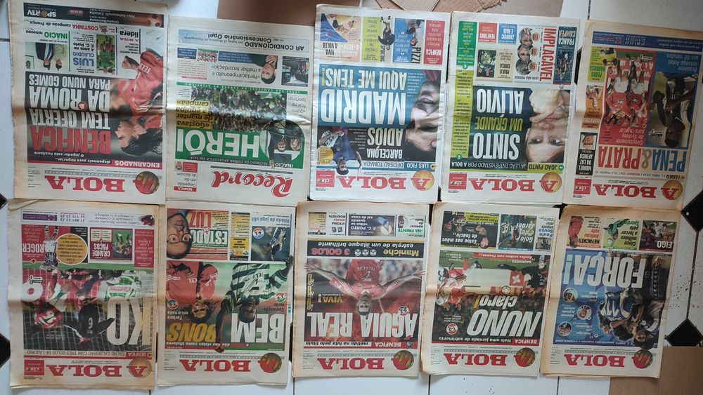 70 Jornais a Bola de 2001