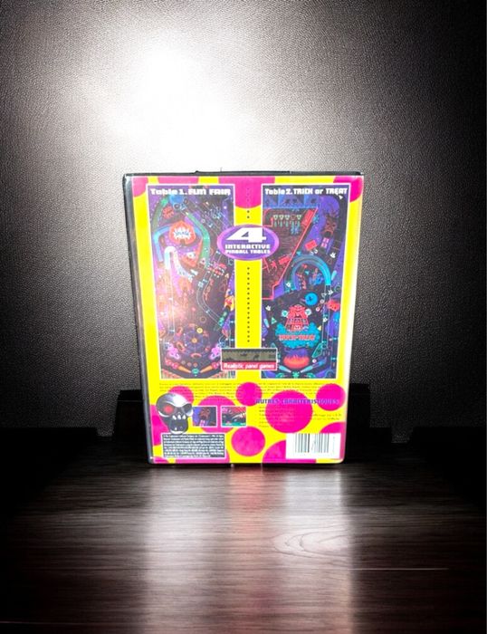 Sega Mega Drive Psycho Pinball Game