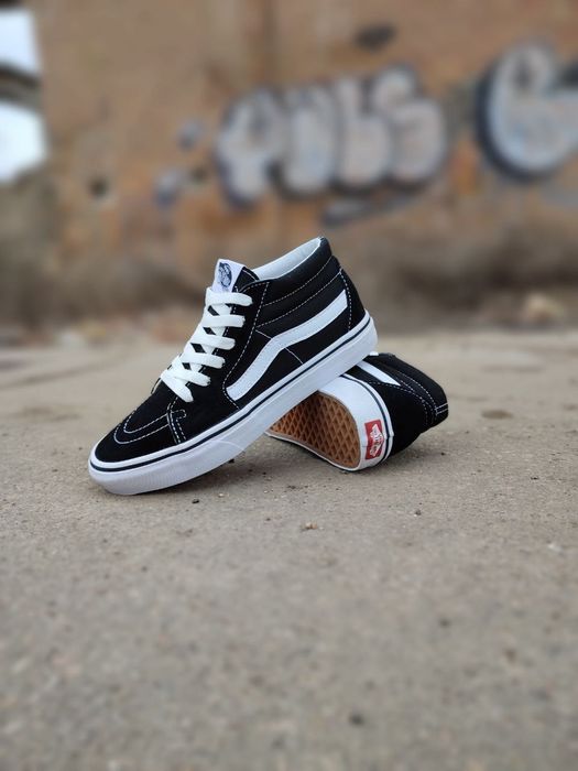 36-42 43 44 45р Чорно- білі  чорні кеды кросівки  vans old school кеди