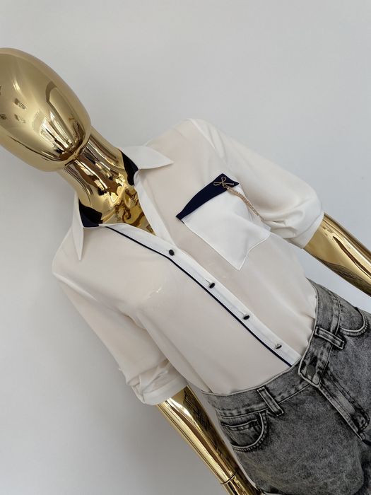 Elegencka bluzka koszula biala 38 40 42