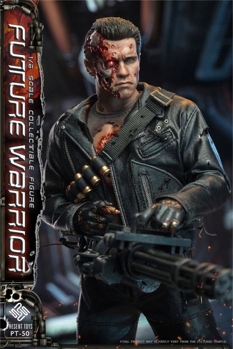Фигурка 1/6 Terminator 2 BD Deluxe Present Toys тип hot toys: 12