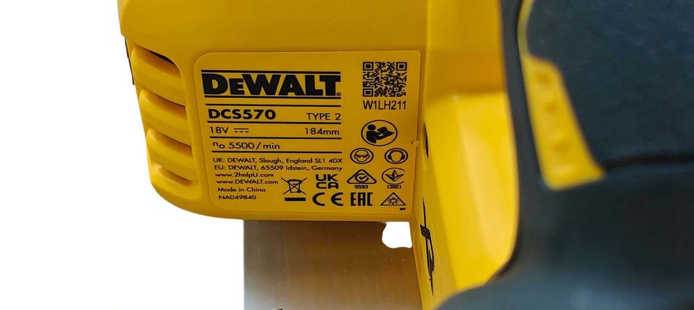 Pilarka Tarczowa DEWALT DCS570 18V XR + AKU 5Ah | OKAZJA!