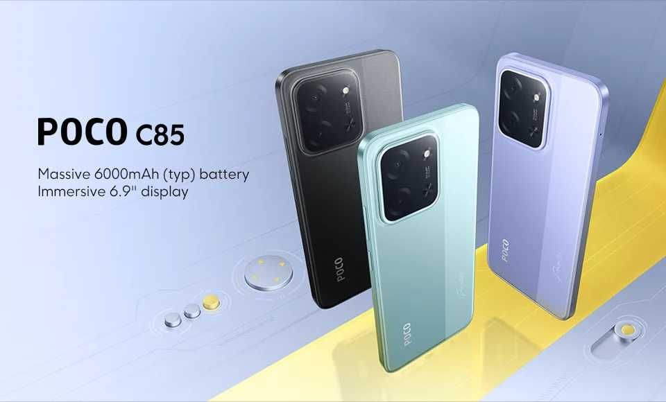 POCO C85 Global 6/128GB | Helio G81 | 6000 мАг | 50Мп | 33W | NFC