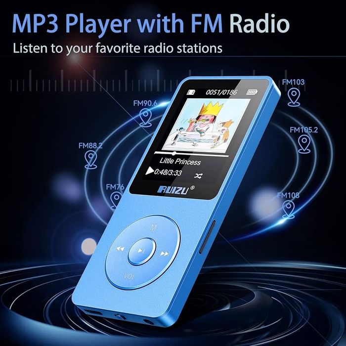 MP3-плеєр RUIZU 64 ГБ з Bluetooth 5.3