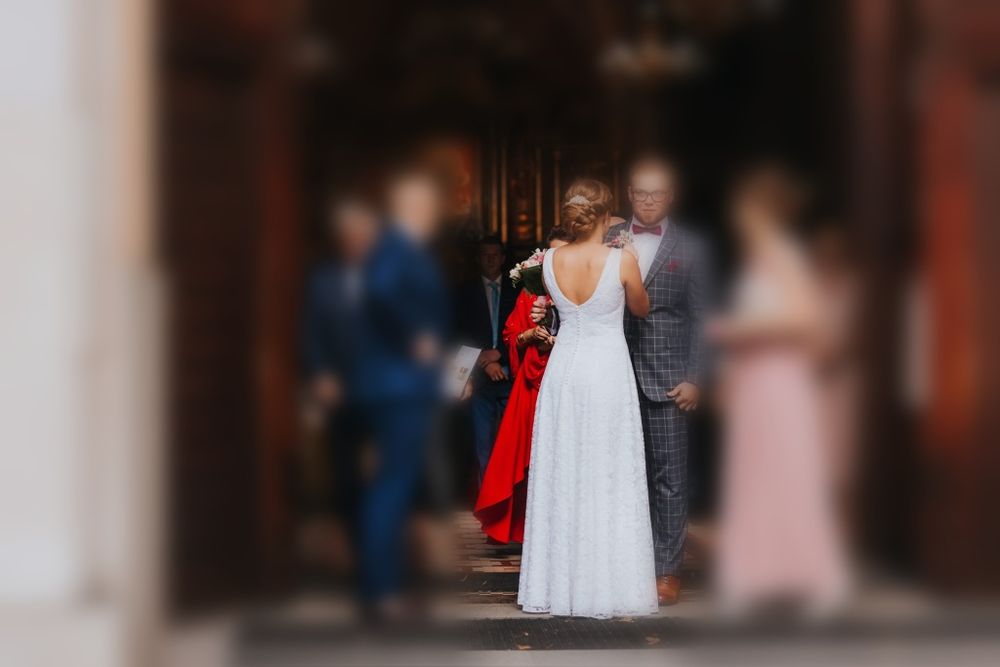 Piękna suknia ślubna