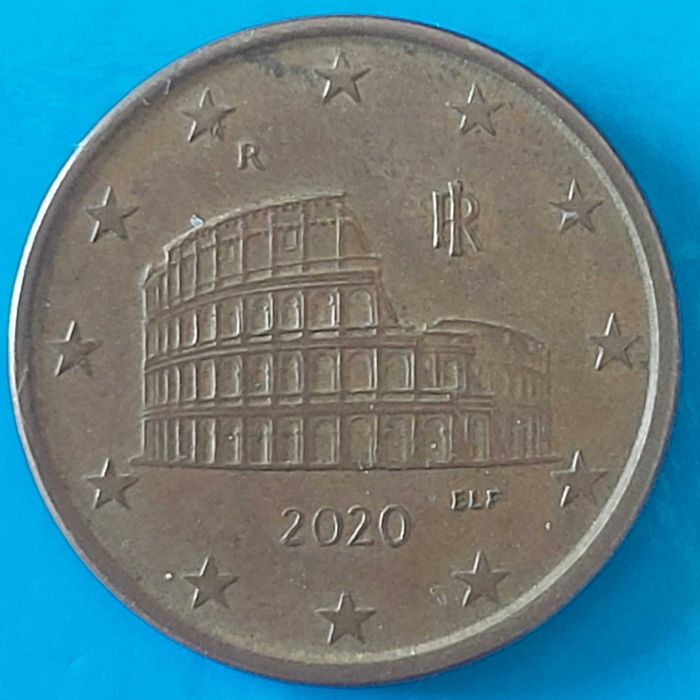 5 Cêntimos de 2020 da Itália, Coliseu