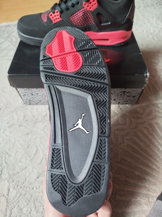Nowe nike air Jordan 4  Black/red