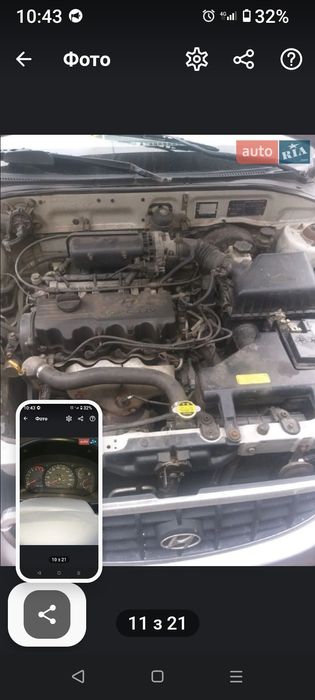 Хюндай акцент 2002р.1.6бензин