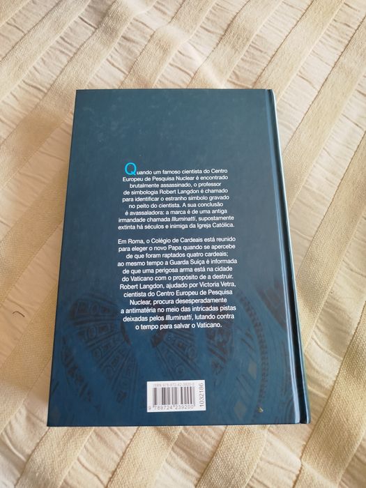 Livro Anjos e Demónios - Dan Brown